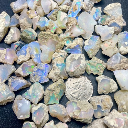Natural Ethiopian Welo Opal Rough Bulk 5-15ct As Low As $1.60/gram US SELLER