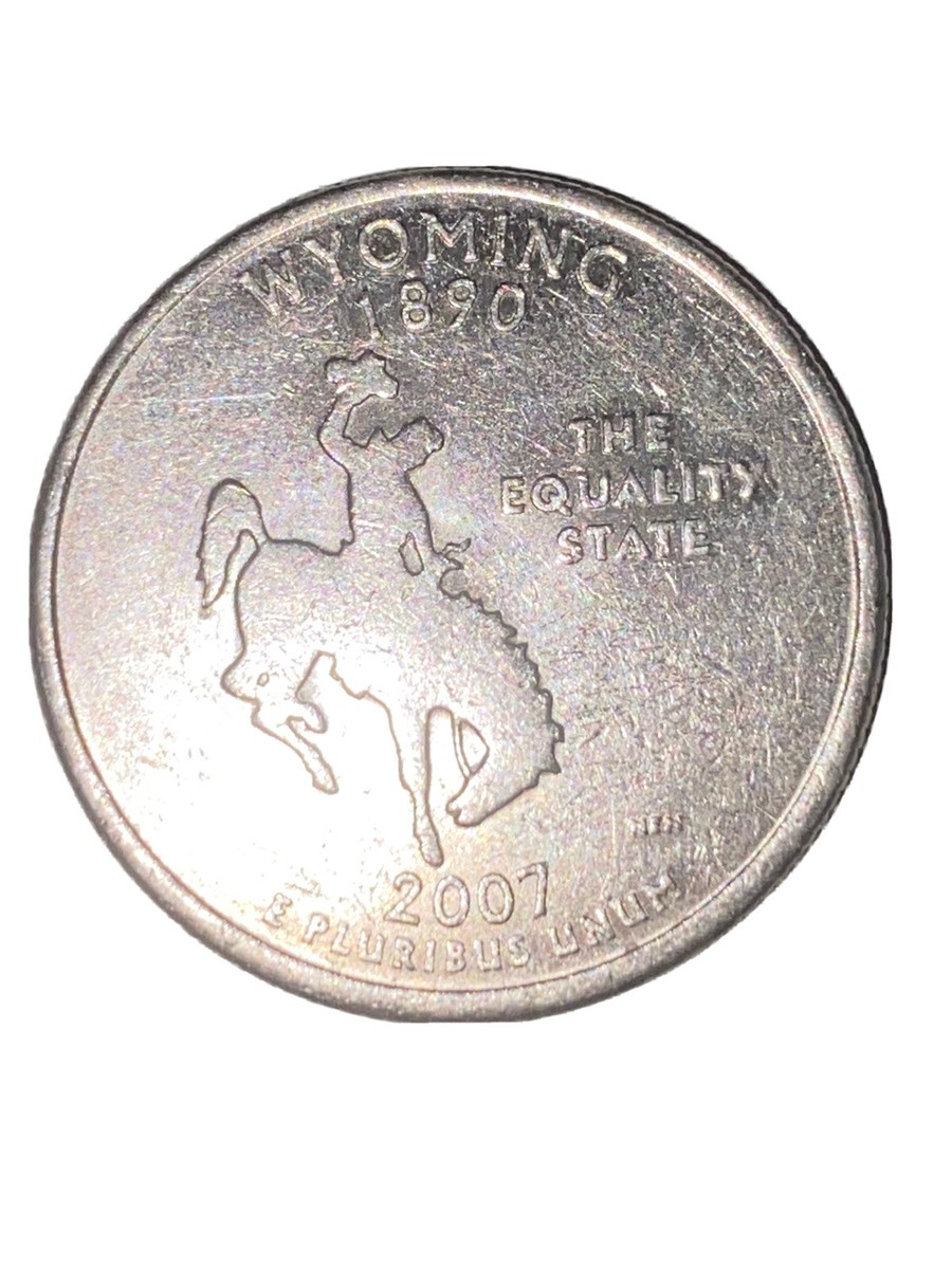 2007 US Mint Wyoming State Quarter (P) *RARE COIN* Struck 2007 US Mint Wyoming State Quarter (P) *RARE COIN* Struck