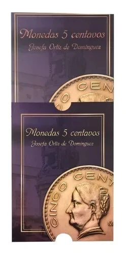 Álbum Para Monedas 5 Centavos Josefa Josefitas 1942 - 1976 NO INCLUYE MONEDAS MX - Image 3 of 4