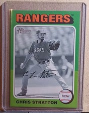 2024 Topps Heritage - Chris Stratton #430 Black & White