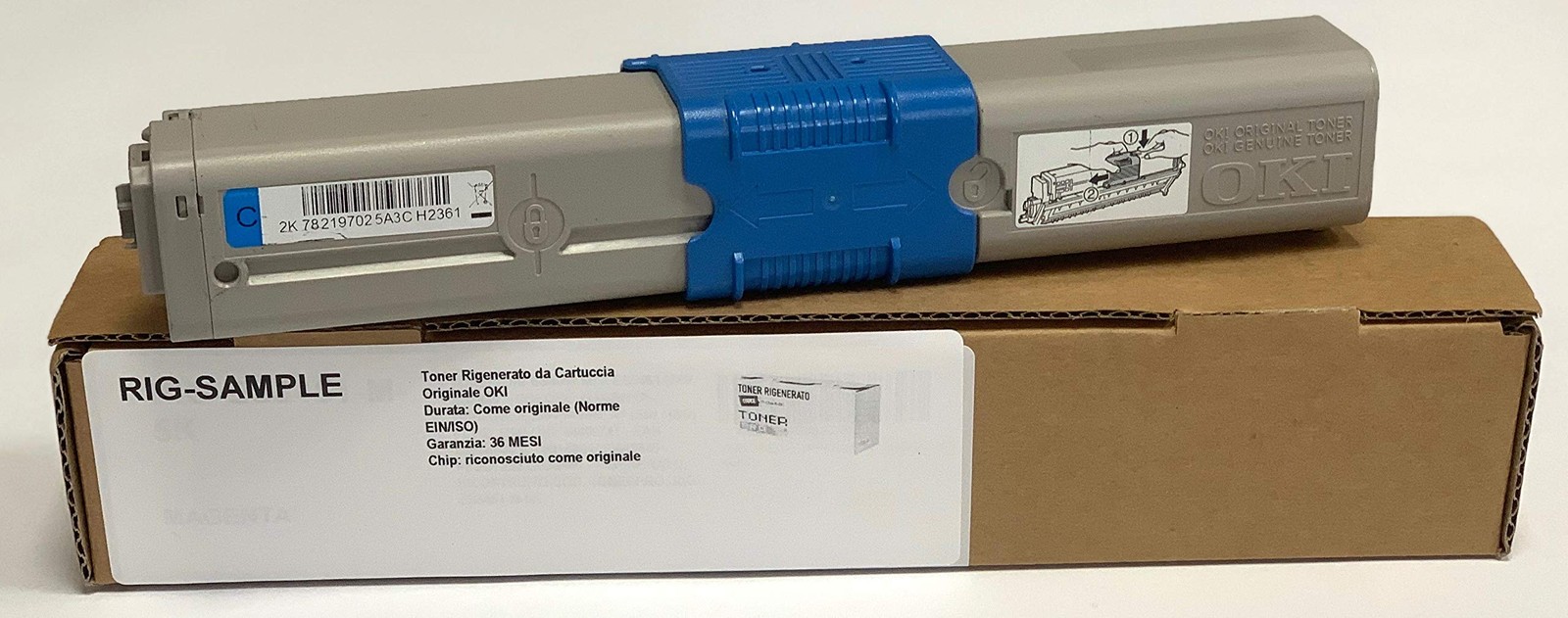 OKI Toner 44973535 for C301 C321 MC332 MC342 MC342 dn dnw - Cyan - Duration 150 37190₽