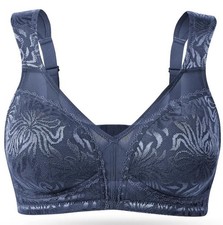 Women's Full Coverage Non Padded Wireless Bra Plus Size Minimizer Bras