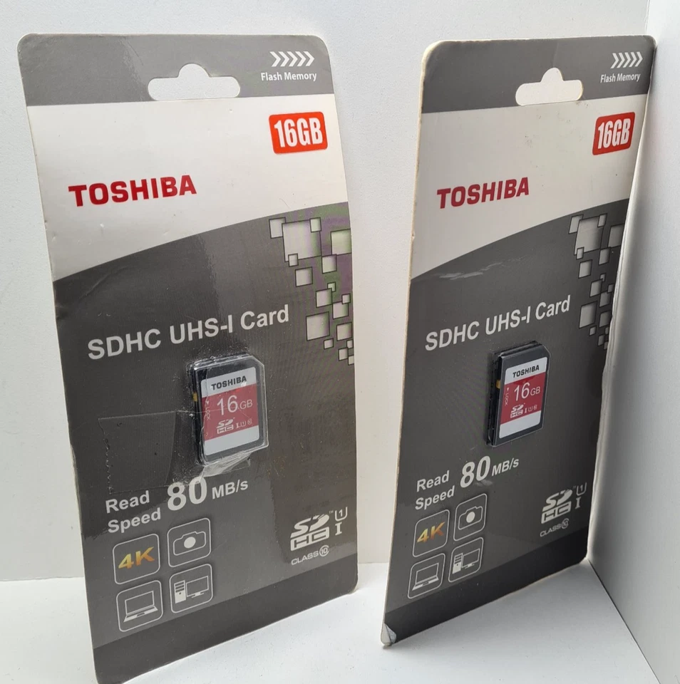 2 X TOSHIBA 16 GB SDHC-I CARD PA5310A-1DAG 80 MB/S - Image 4 of 4