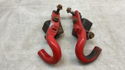 Jeep JK Wrangler OEM Rubicon Hardrock Rear Red Tow Hooks Pair 2013-2017 081870
