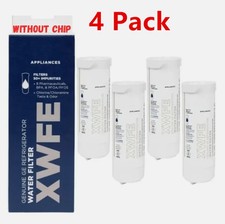 4PACK GE XWFE Refrigerator Water Filter Replacment Without Chip