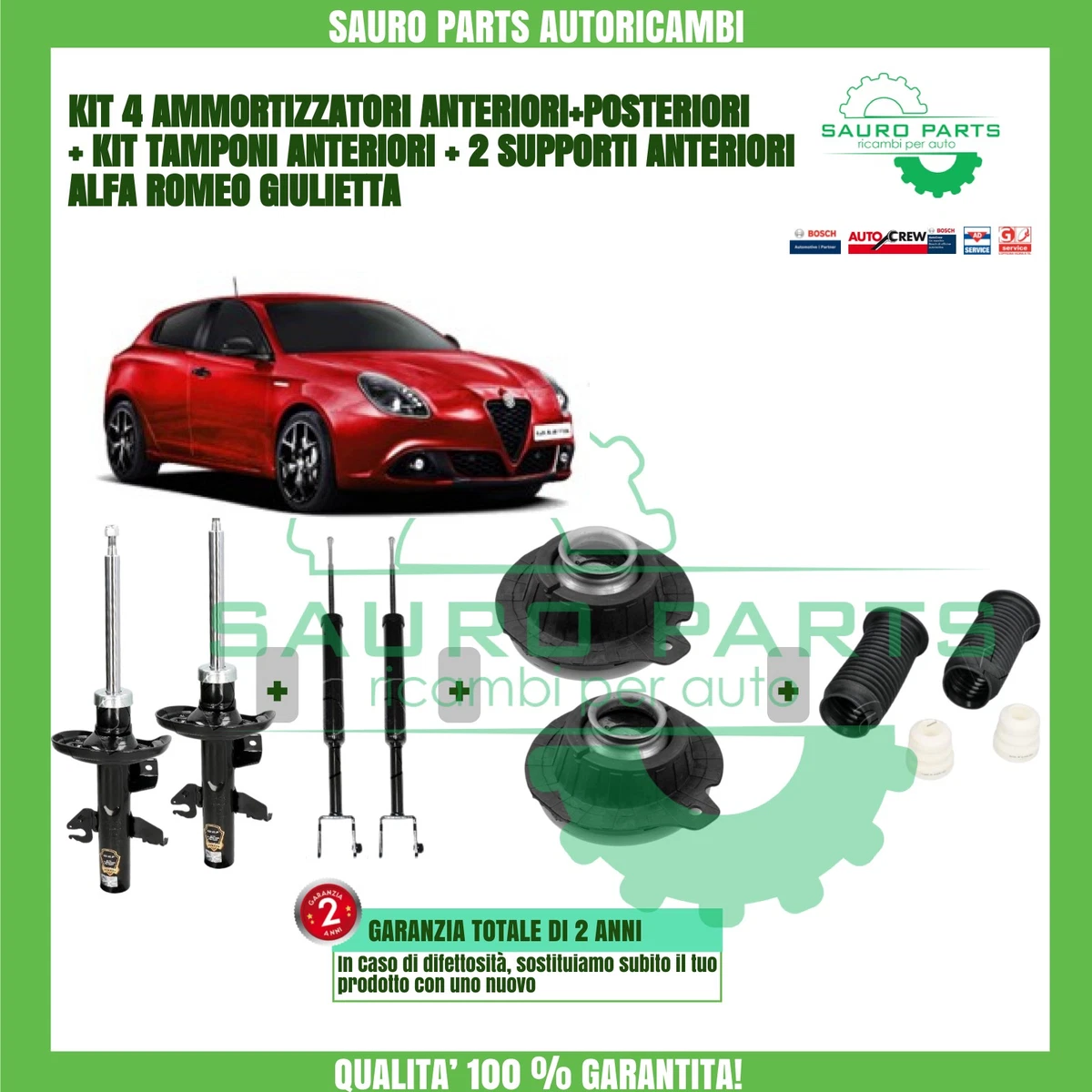 Anderson – Jeu D'amortisseurs Avant En Alu Pour Modèle Réduit – M5S9506, échelle 1/5