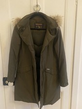 Parka artico donna Woolrich verde lunghezza media taglia S