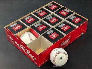 LOTTO di (12) palloni da baseball MLB RAWLINGS San Diego Padres 50° anniversario
