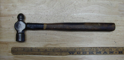 Vintage Capewell Ball Peen Hammer,1lb. 4.7oz,3-15/16'' Head,VGC,Read!