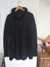 Lammfelljacke Lederjacke gewachsenes Lammfell...