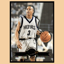 Allen Iverson Rookie #1 AI 1996 Press Pass Georgetown Hoyas Basketball Card NBA. rookie card picture