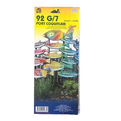 2007 ITMB Vancouver Port Coquitlam Map 1:50,000 Topographic Regional Road Atlas