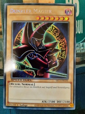 Dunkler Magier SBC1-DEG01 Secret Rare Deutsch NM YUGIOH
