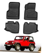 Floor Mats Cargo Liner For Jeep Wrangler Tj 1997-2006 All Weather Heavy Floor Mats Cargo Liner For Jeep Wrangler Tj 1997-2006 All Weather Heavy