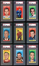 1964-65 Topps Hockey Near Complete Set 4 - VG/EX 7156342 (90 / 110 cards)