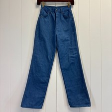 Vintage Toughskins Boy Rugged Western Denim Jeans Size 14 Slim Farm Ranch Cowboy
