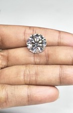 1 CT Round Cut Lab Grown Loose CVD Diamond Natural D Color VVS1 Certified Stone