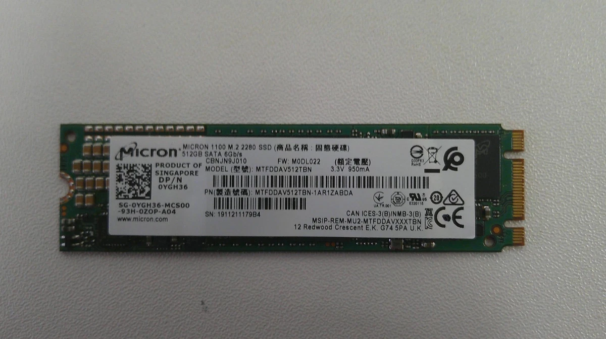 Micron SATA III 512 GB Solid State Drives for sale | eBay