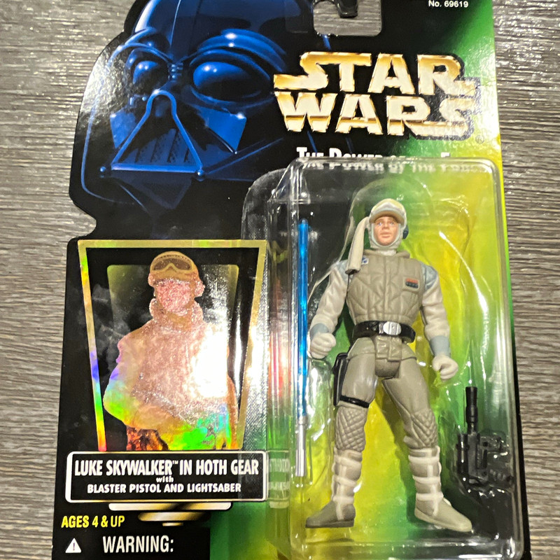 Hasbro Star Wars POTF Luke Skywalker Hoth Gear Figure w/ Blaster