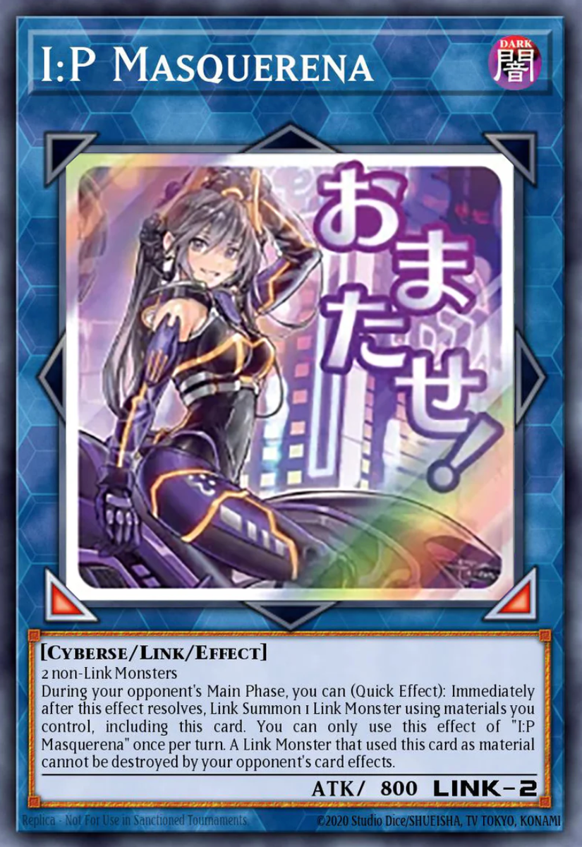 YuGiOh! I:P Masquerena RA05-EN105 STAMPED ART RARITY Collection 5