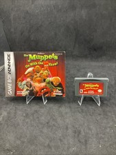 The Muppets: On With the Show (Nintendo Game Boy Advance, 2003) Manual & Cart