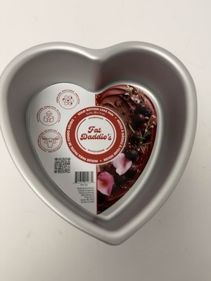 Fat Daddio's VALENTINE'S HEART SHAPED LAYER CAKE PAN Baking 6'' x3'' Deep PHT-63