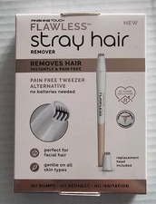 FLAWLESS STRAY HAIR REMOVER FINISHING TOUCH NO BATTERIES NEEDED