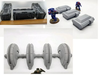 Sci fi terrain pack #5 28mm terrain FAST SHIP|Alternate Wargaming Miniature
