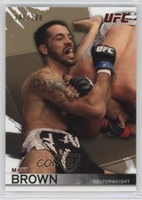 2010 Topps UFC Knockout Gold 206/288 Matt Brown #80 0c3