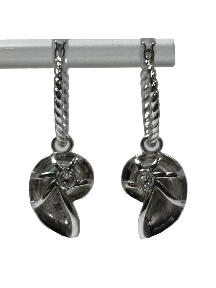 SWAROVSKI Orecchino a pendente Donna Orecchino argento stile casual - Immagine 2 di 4