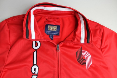 #ad Mens S Small Portland Trailblazers Hardwood Classics G3 GIII Carl Banks Jacket $39.95