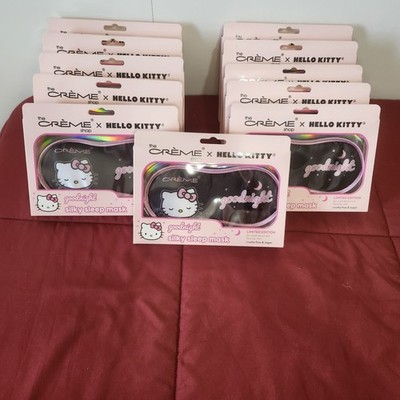 The Crème Shop Hello Kitty Sleep Mask Lot 11 NIB Satin Blackout Masks