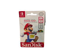 Mario SanDisk 256GB Nintendo Switch Memory Card MicroSDXC Card