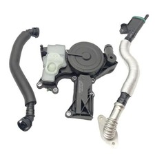 Engine Crankcase Vent Valve Oil Separator Breather Hose Tube Kit Fit for Audi