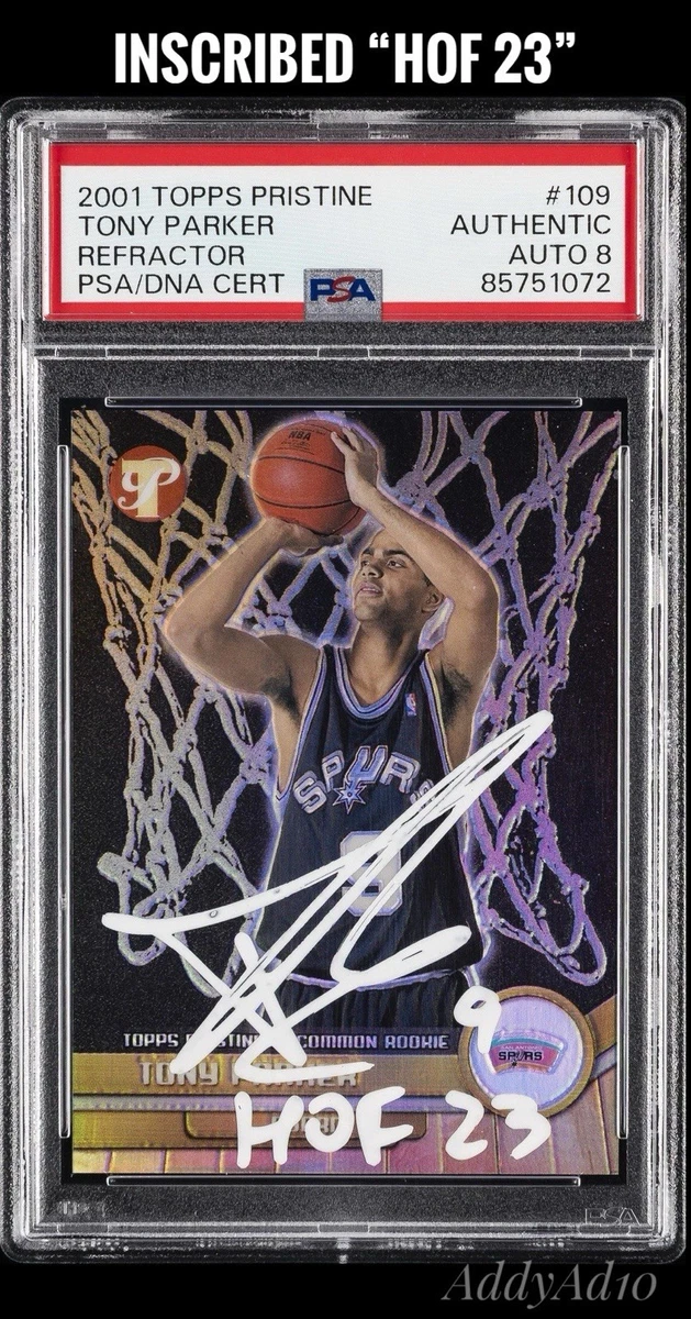 Tony Parker Basketball Autographed Sports Trading Cards