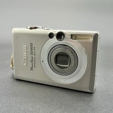 Canon PowerShot SD600 Digital ELPH 6MP Silver Camera Tested w/ Battery Case