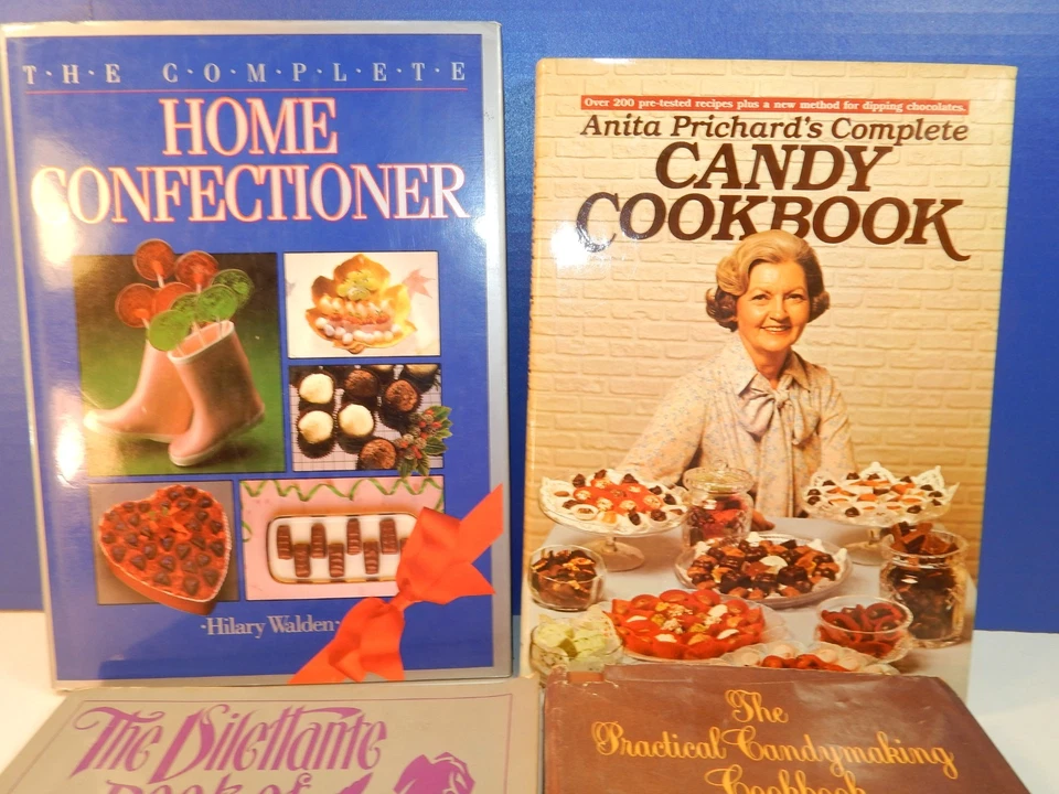 4 Vintage Candy Making Confections Sweets Nougats Pritchard Walden Cookbooks lot - Image 2 of 4