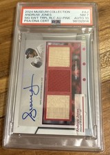 2024 Topps Museum Andruw Jones Signature Swatches Triple Relic Auto(23/99)  Pink
