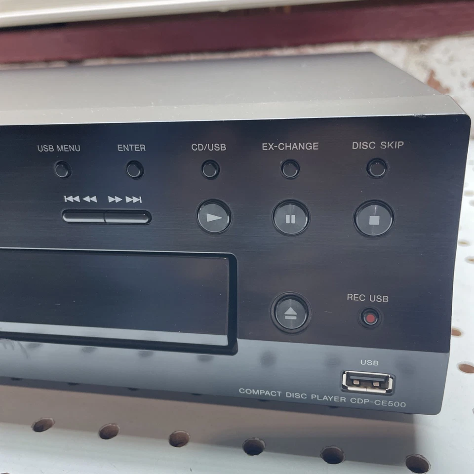 Sony CDP-CE500 5 Disc Changer USB Recorder CD Player - Image 4 of 4