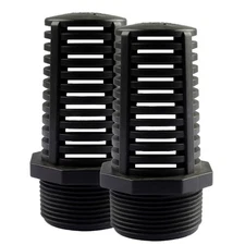 Threaded Suction Overflow Strainer Screen Strainer Water Inlet Filter 2 PCS