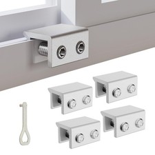 4Sets Sliding Window Locks Keyed Window Lock and Blocker for Vertical Horizontal