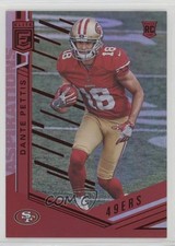 2018 Donruss Elite Rookies Aspirations 49/92 Dante Pettis #182 1u6