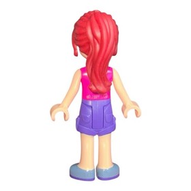 LEGO Friends Minifigure frnd141 MIA Sleeveless Magenta Hoodie From # 41312