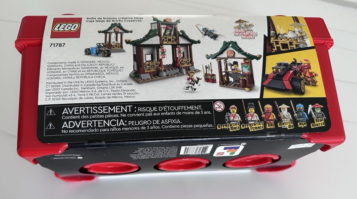LEGO Ninjago 71787 Creative Ninja Brick Box 530 pcs NEW SEALED