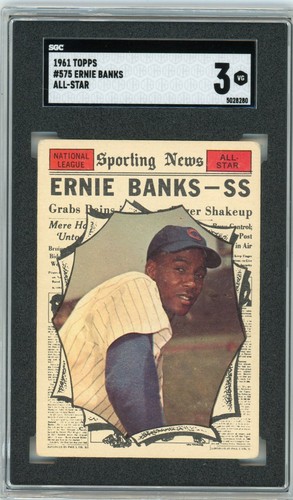 1961 Topps Ernie Banks #575 card