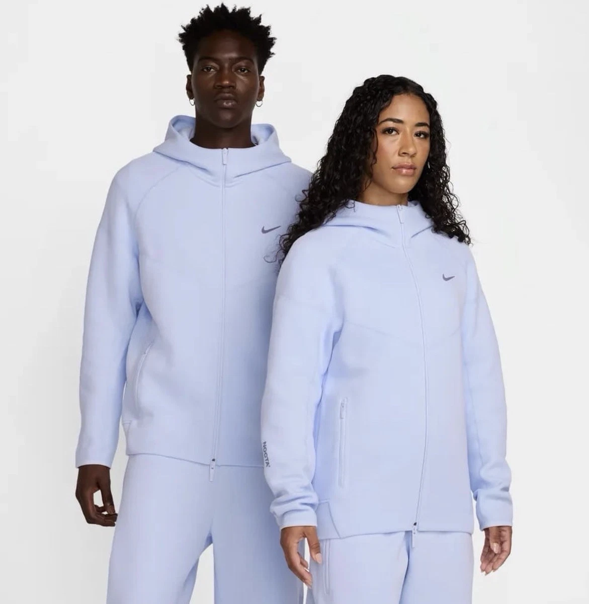 Nike Nocta Tech Fleece Anzug Größe S M L Xl Violett / Lila 2-teilig Original