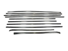 10 Teiliges Zierstab Leisten Zierleisten Set für Mercedes W109 280 300 SEL Lang