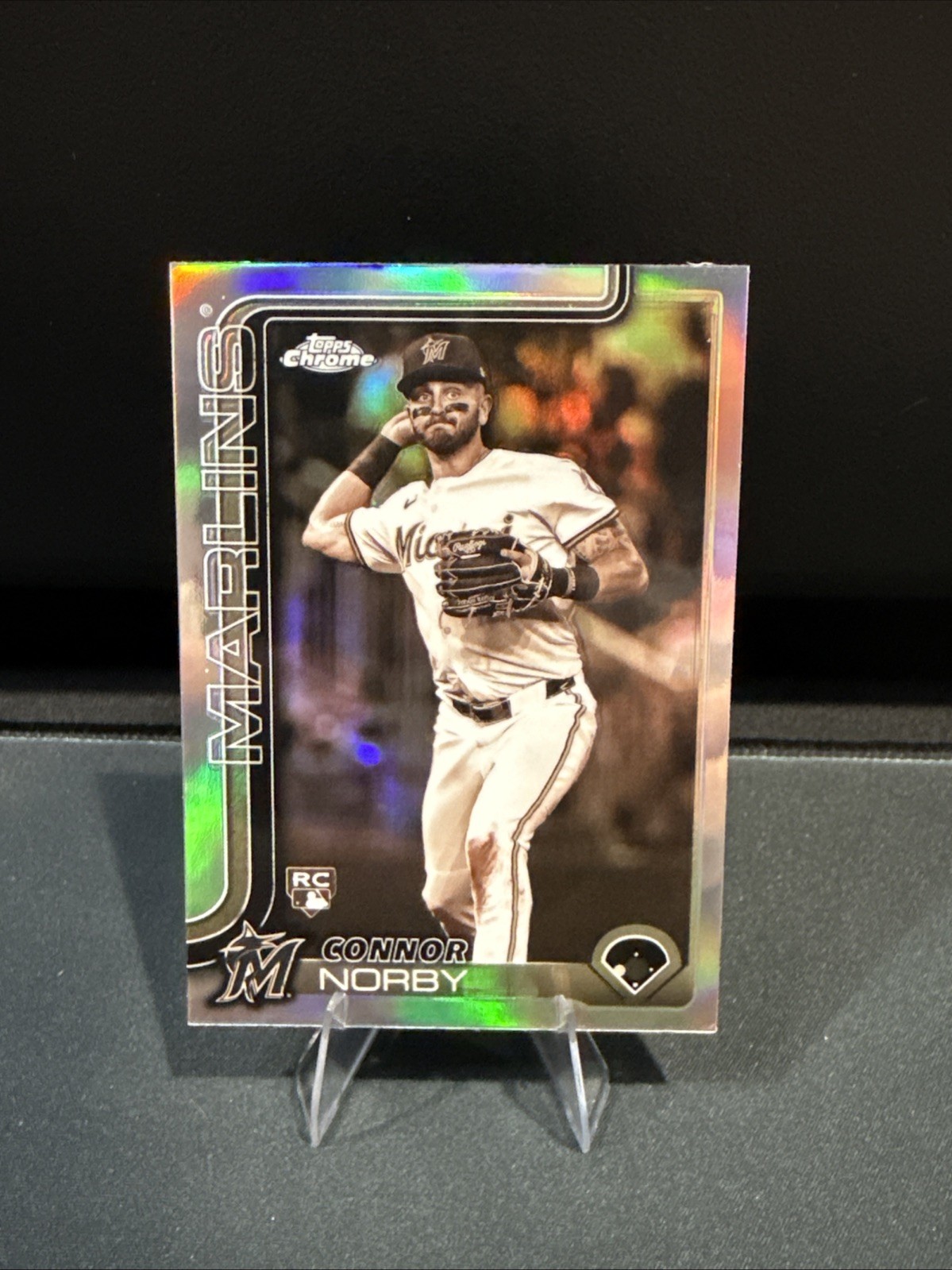 2025 Topps Chrome - Connor Norby #199 Sepia Refractor (RC)
