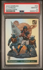 2023 Panini Donruss CJ Stroud Downtown! Case Hit SSP PSA 10 GEM MINT Rookie RC