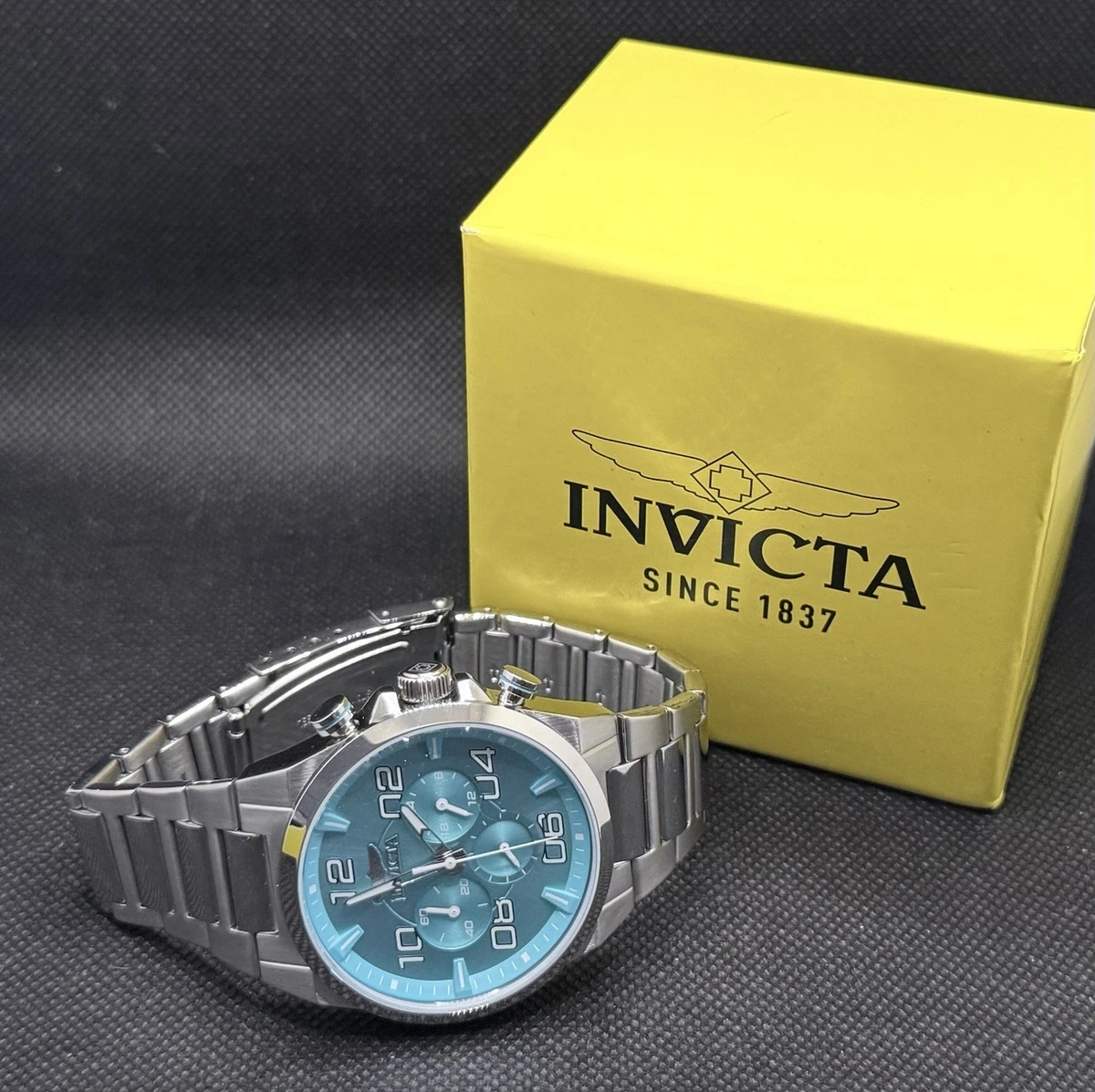 メンズ INVICTA クロノグラフ 腕時計 スイス製 37959